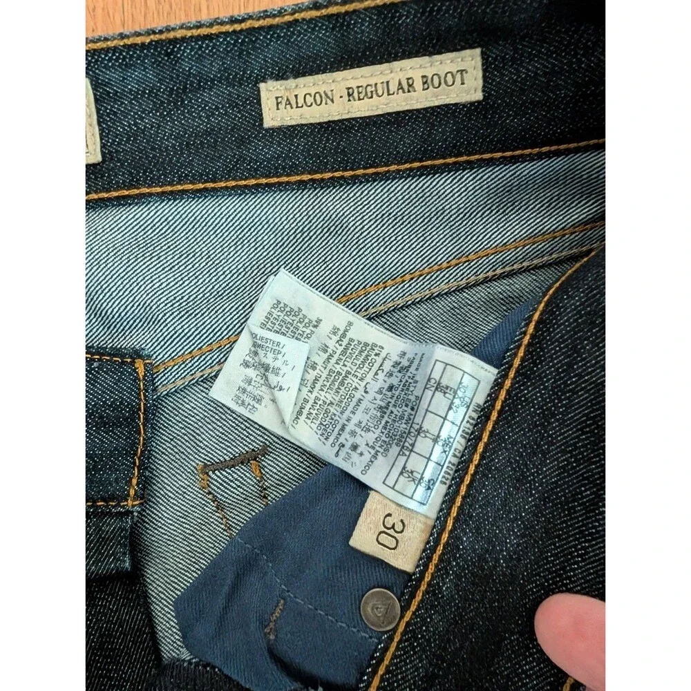 GUESS Men’s 30  32 X 34 Regular Boot Falcon Dark Wash Jeans Cotton 5-Pocket NWT